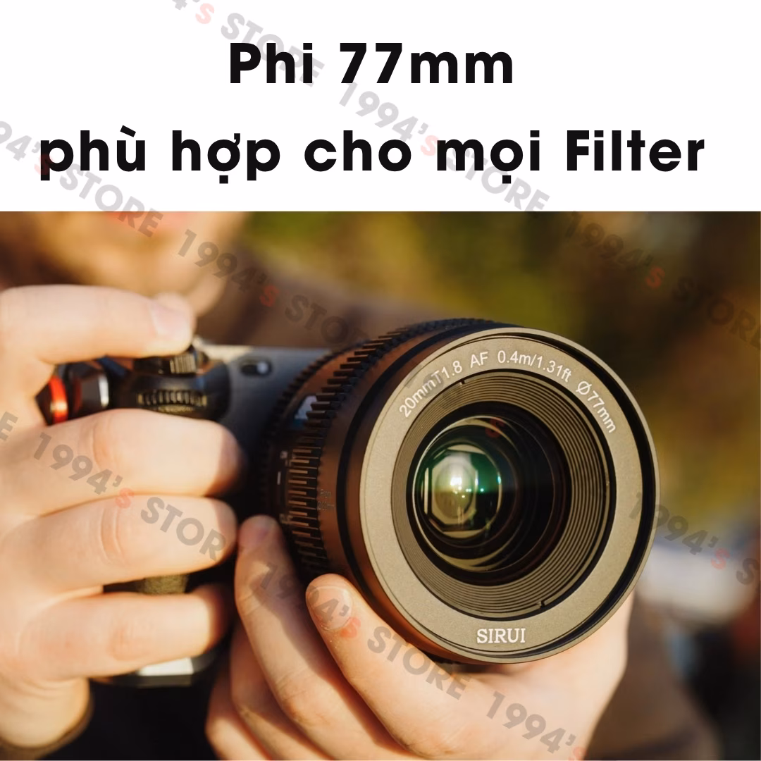 Sirui 20mm T1.8 AF 1.33X Blue Flare