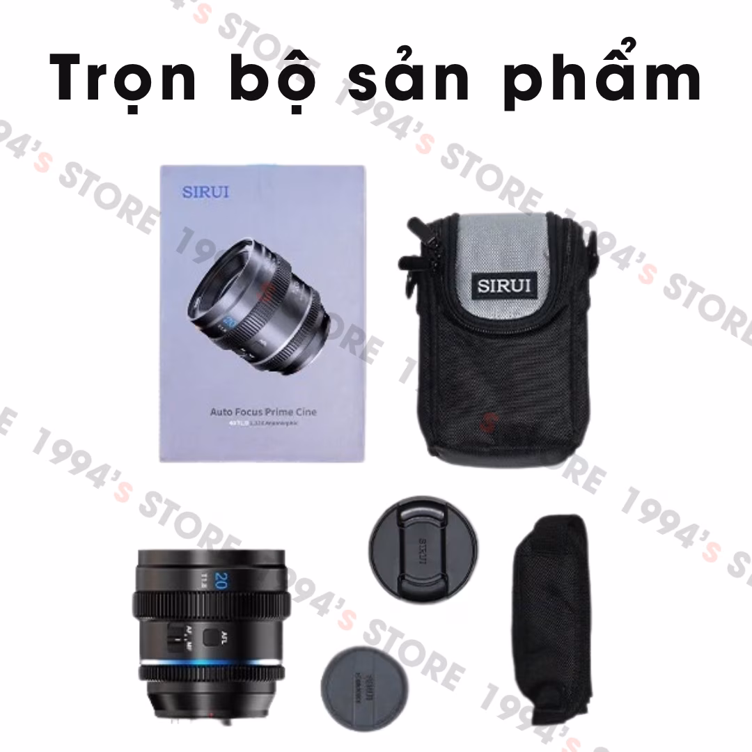 Lens Anamorphic AF đầu tiên của Sirui
