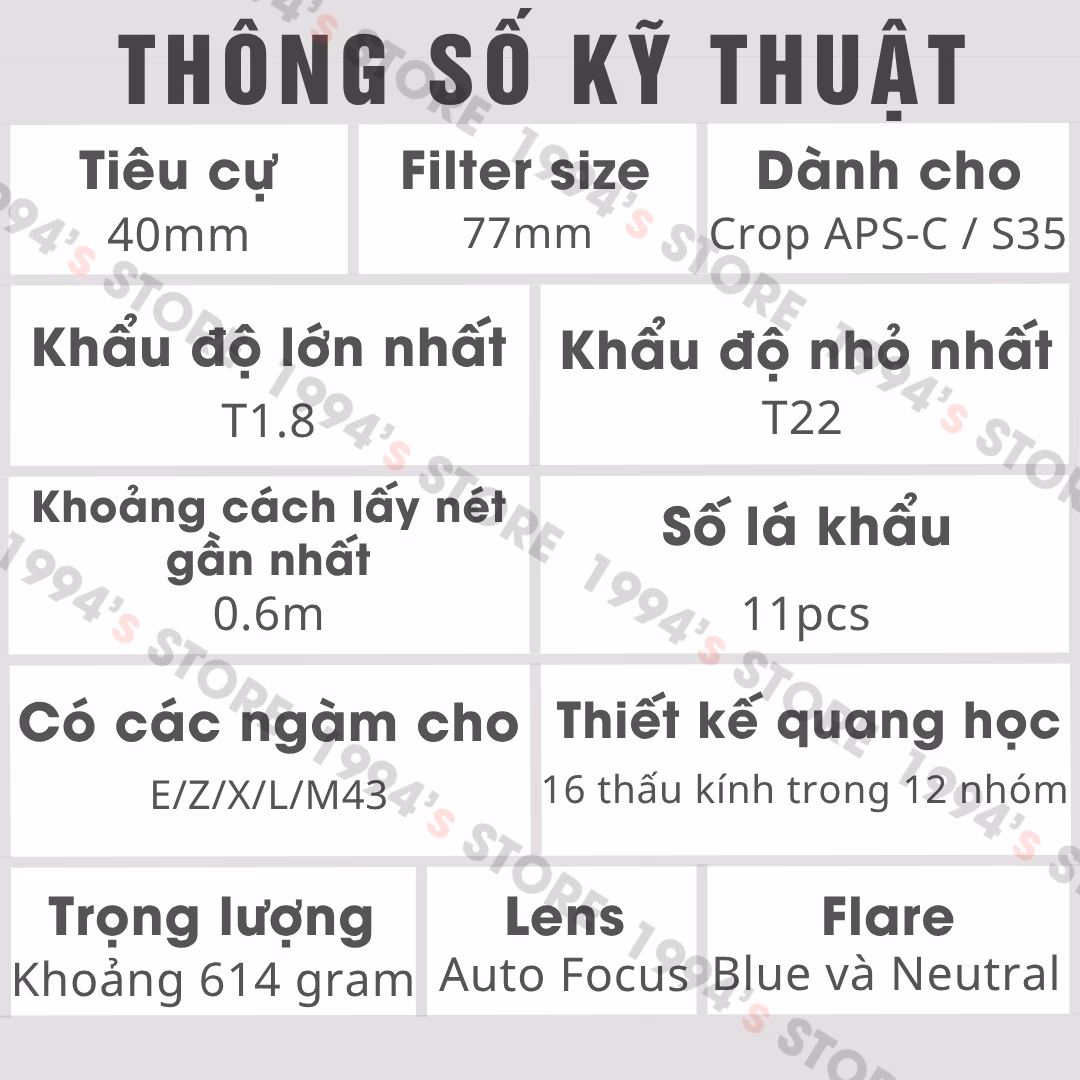 Ống kính Anamorphic lấy nét tự động (AF)