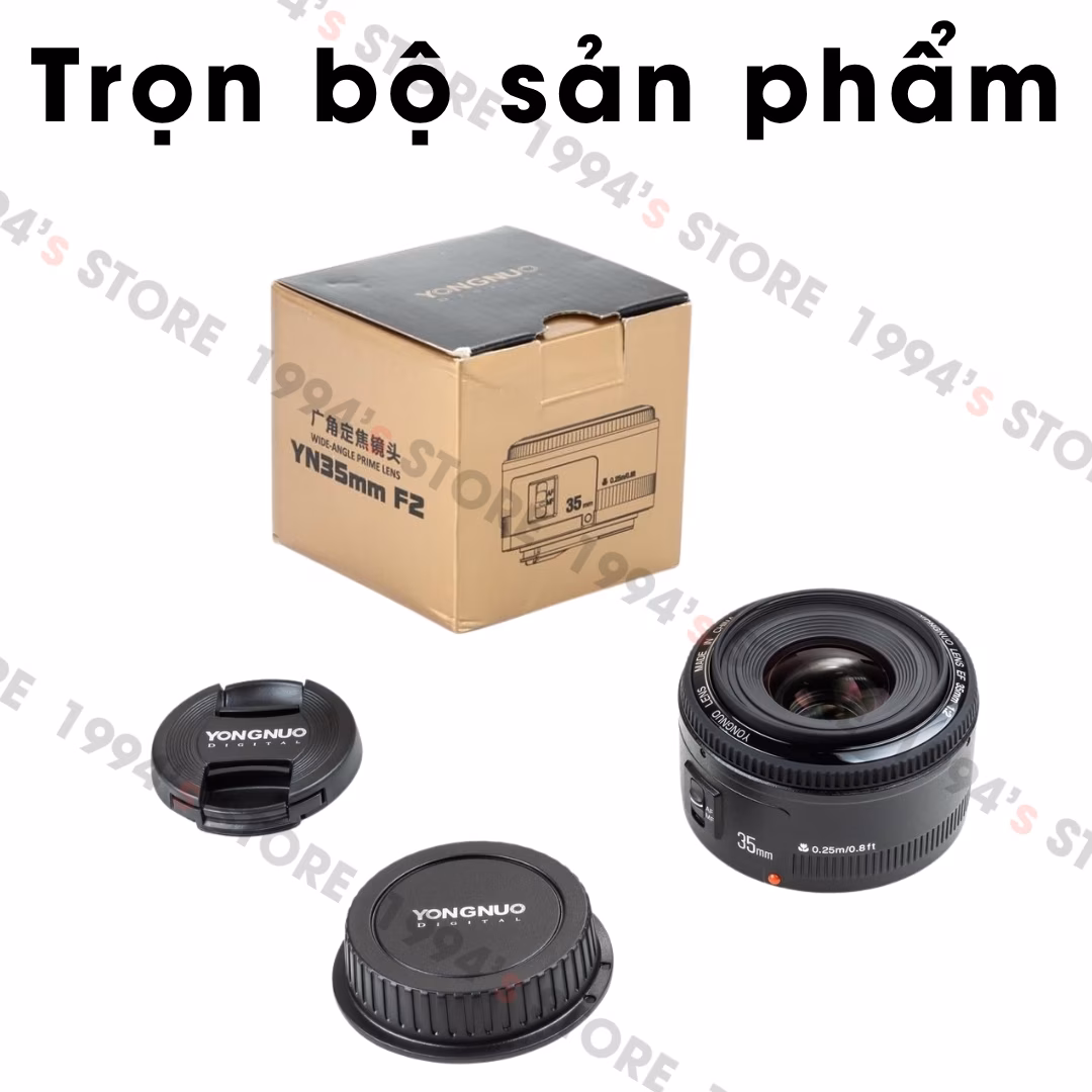 ống kính Yongnuo 35mm f2 cho Canon EFS