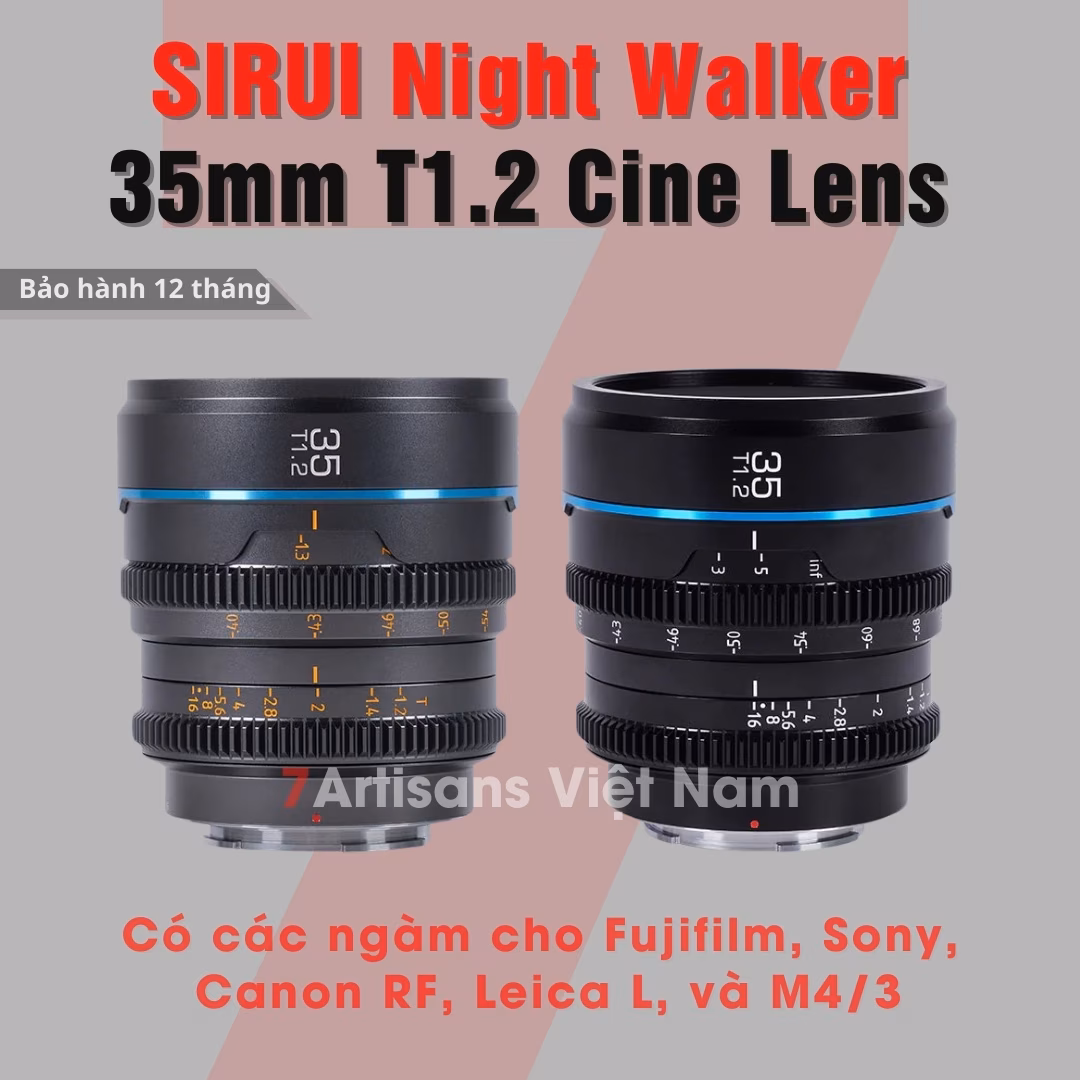 Sirui Night Walker 35mm T1.2 chính hãng