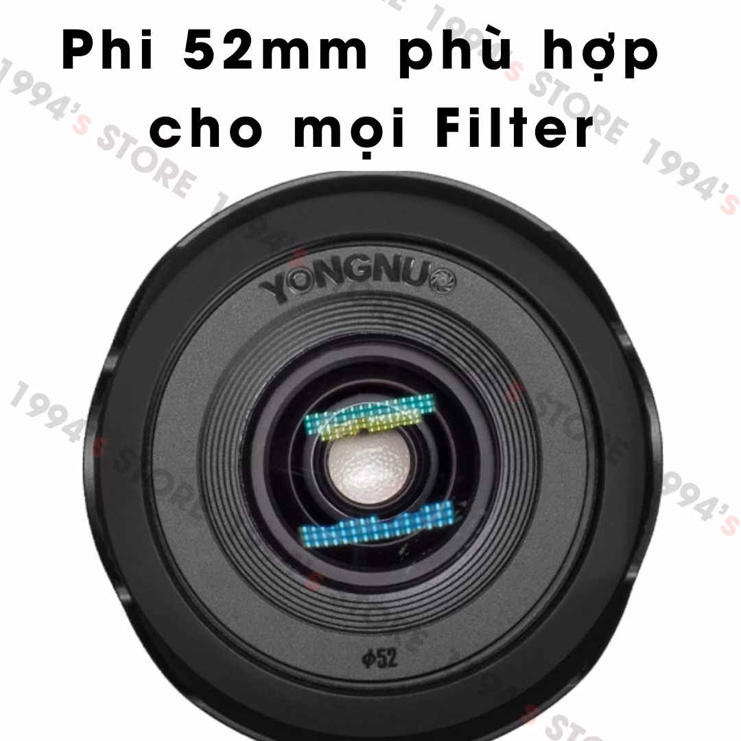 yongnuo 17mm f1.7 cho panasonic lumix