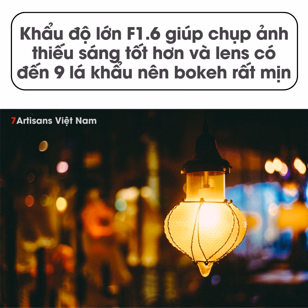 Đánh giá lens Kaxinda Meike 35mm F1.6 Mark II