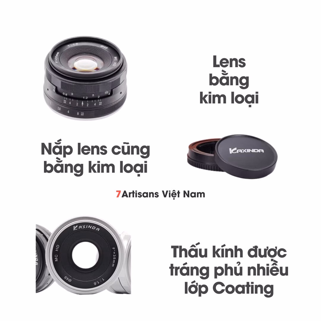 Lens Meike 35mm F1.6 cho Sony E-mount (NEX, A6000)