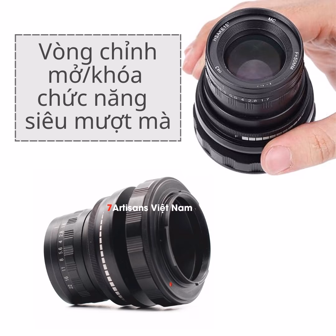 Lens Kaxinda 50mm F1.6 Mark II Fullbox