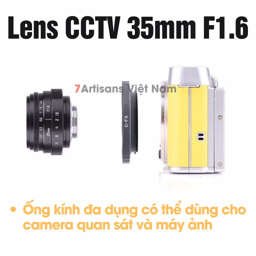 Fujian CCTV 35mm F1.6 HD Phiên bản VIII 2026