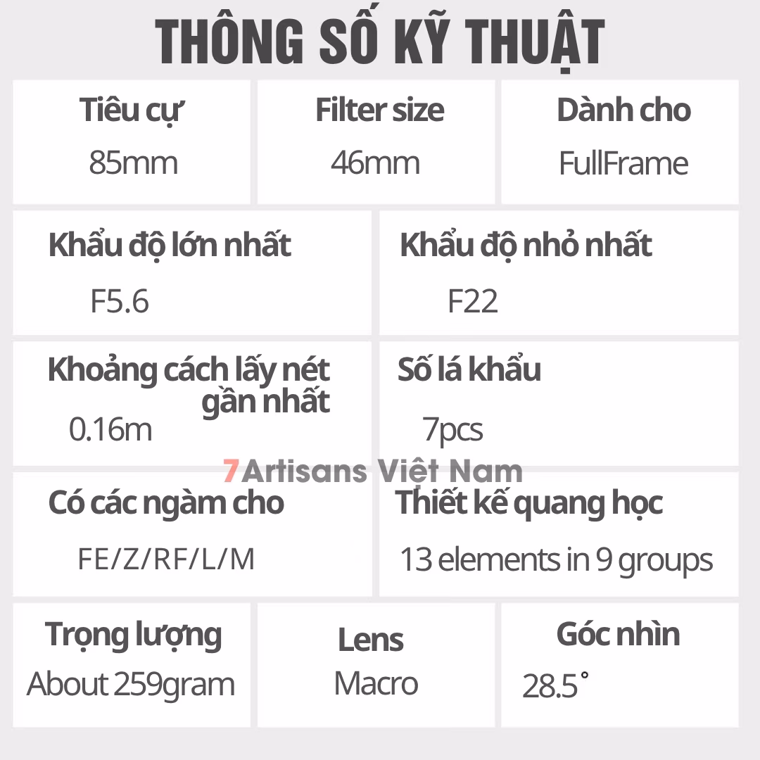 Mua lens Laowa 85mm F5.6 tại 1994S Store