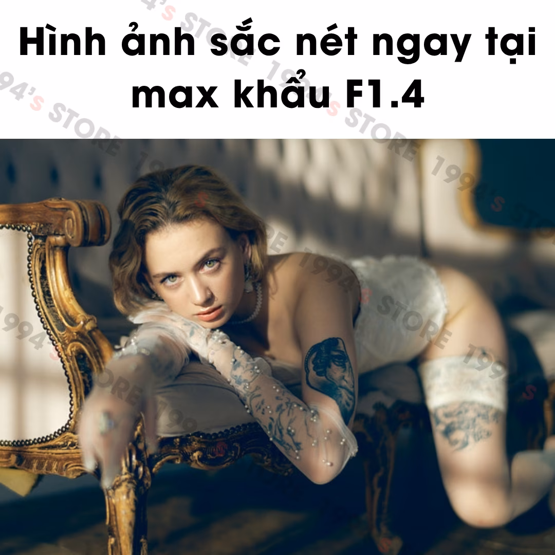 Mitakon 65mm F1.4 phi 72mm dễ gắn filter