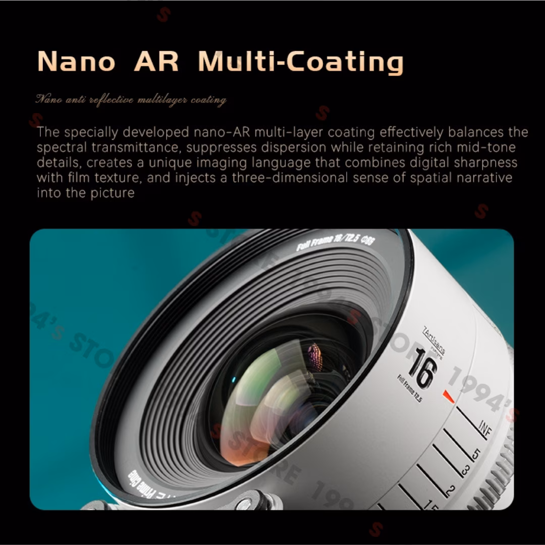 7Artisans 24mm T2.1 – Cine Lens Infinte Vision for Full-Frame – Có tặng thêm ngàm