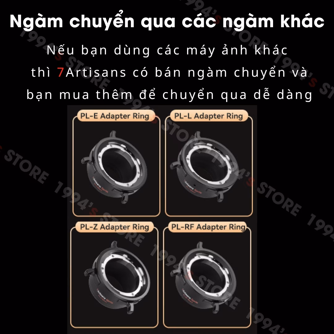 7Artisans 24mm T2.1 – Cine Lens Infinte Vision for Full-Frame – Có tặng thêm ngàm