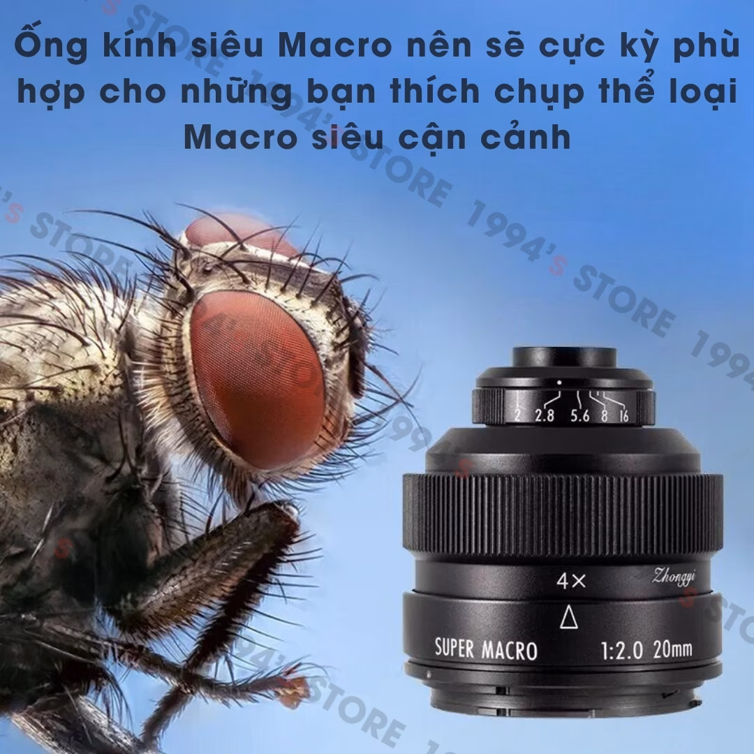 Mitakon 20mm F2.0 Super Macro 4:1