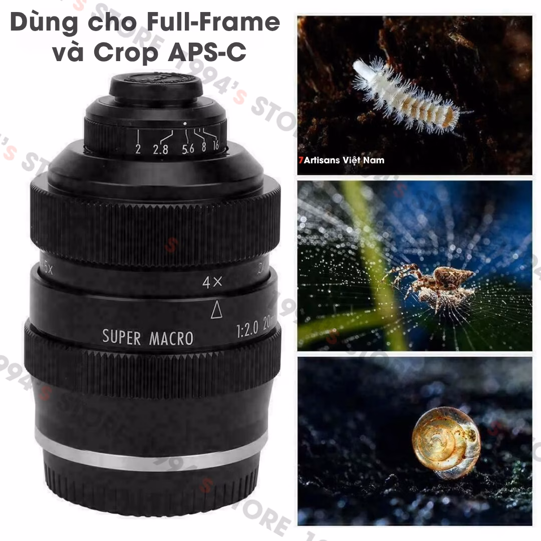 Ống kính siêu macro độ phóng đại 4.5x