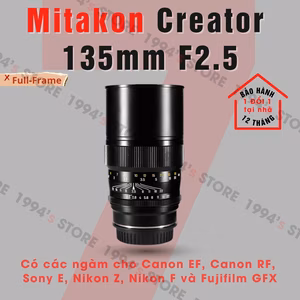 Ống kính Zhongyi Mitakon Creator 135mm F2.5 for Full-Frame và Medium Format