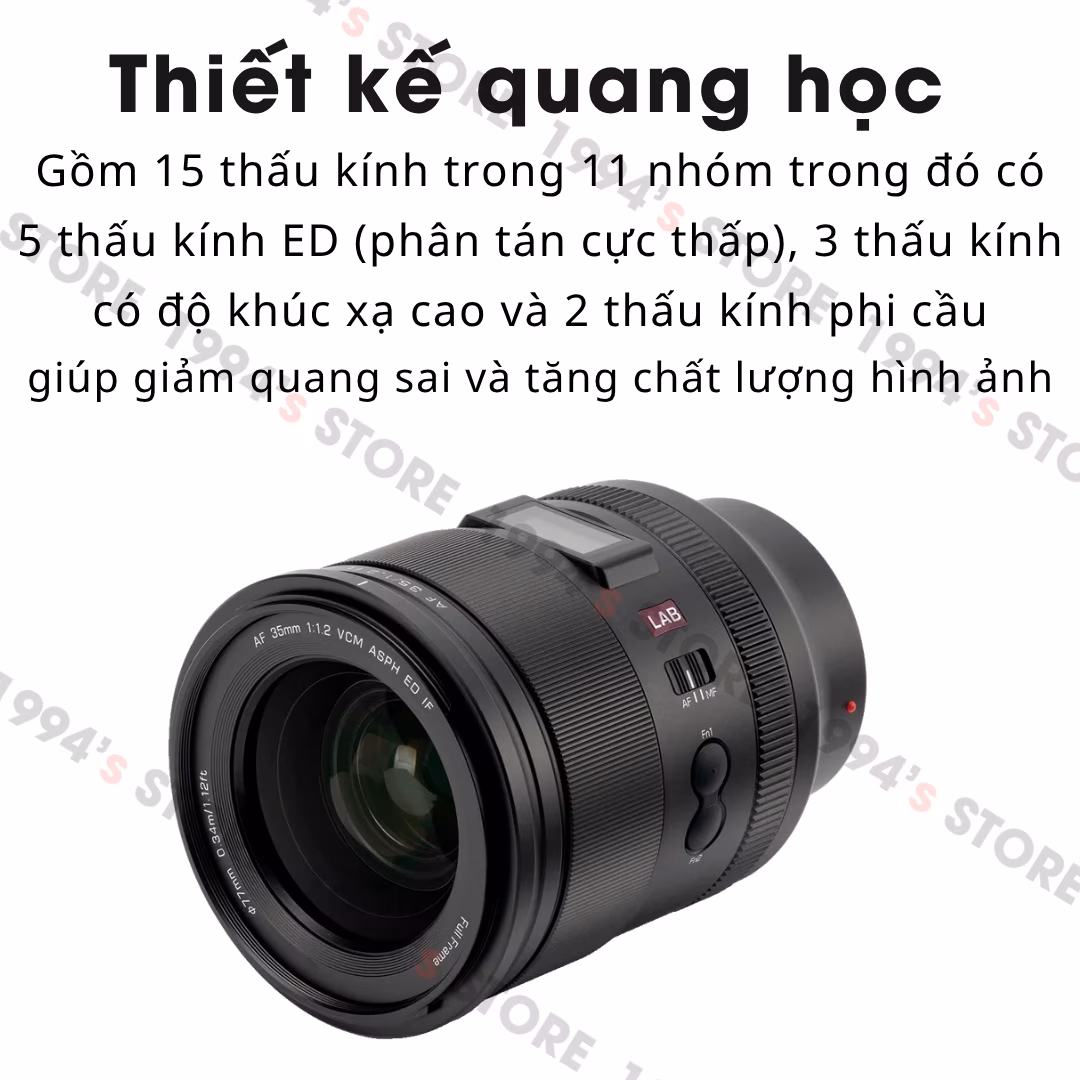 Ống kính Viltrox 35mm f1.2 LAB