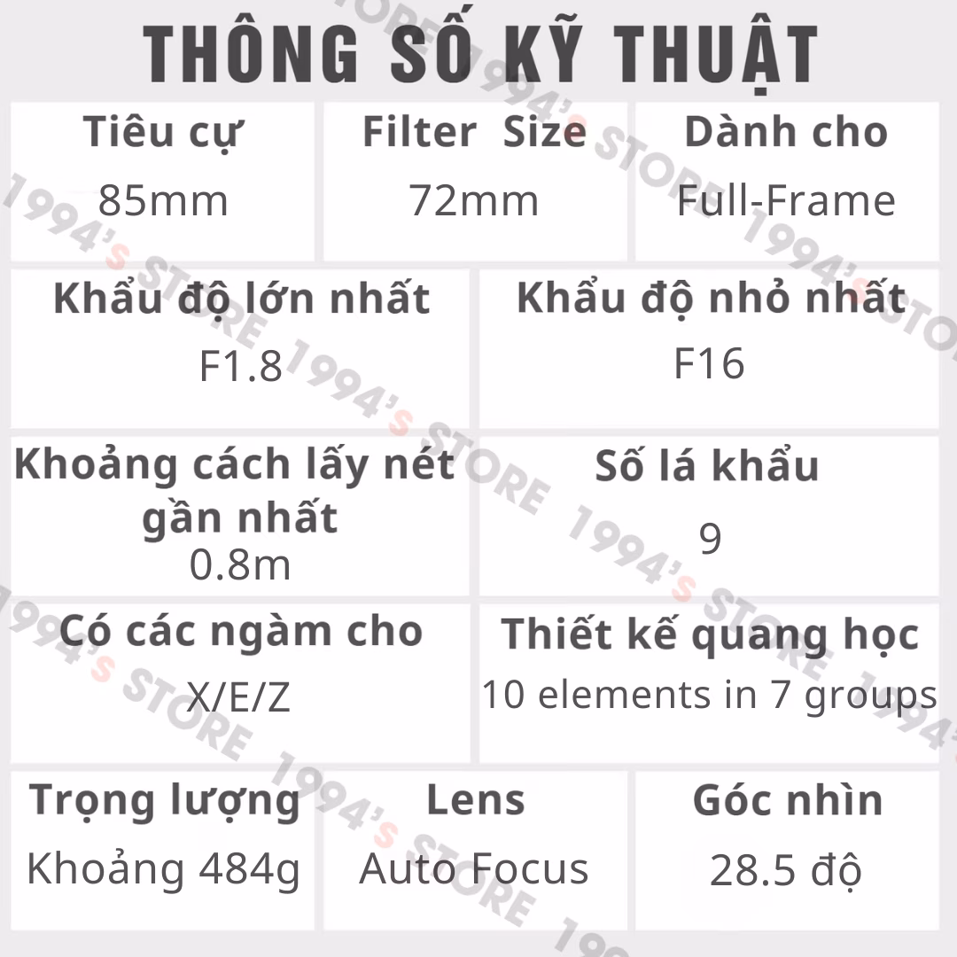 Ống kính Viltrox cho Full-Frame và APS-C