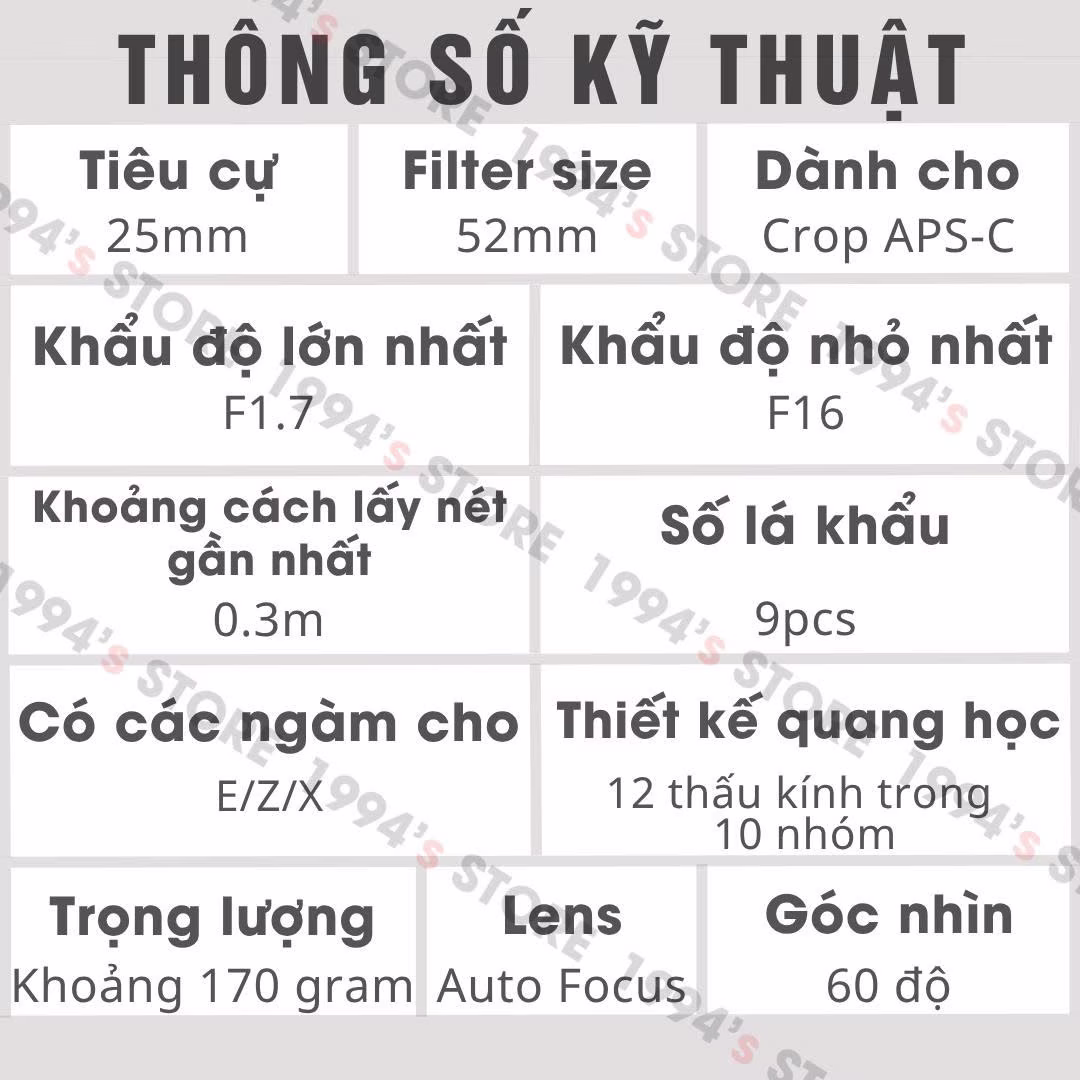 Ảnh chụp thực tế từ Viltrox 25mm F1.7 Air White
