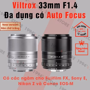 Ống kính Viltrox 33mm F1.4 AF cho Fujifilm/Sony/Canon EOS M