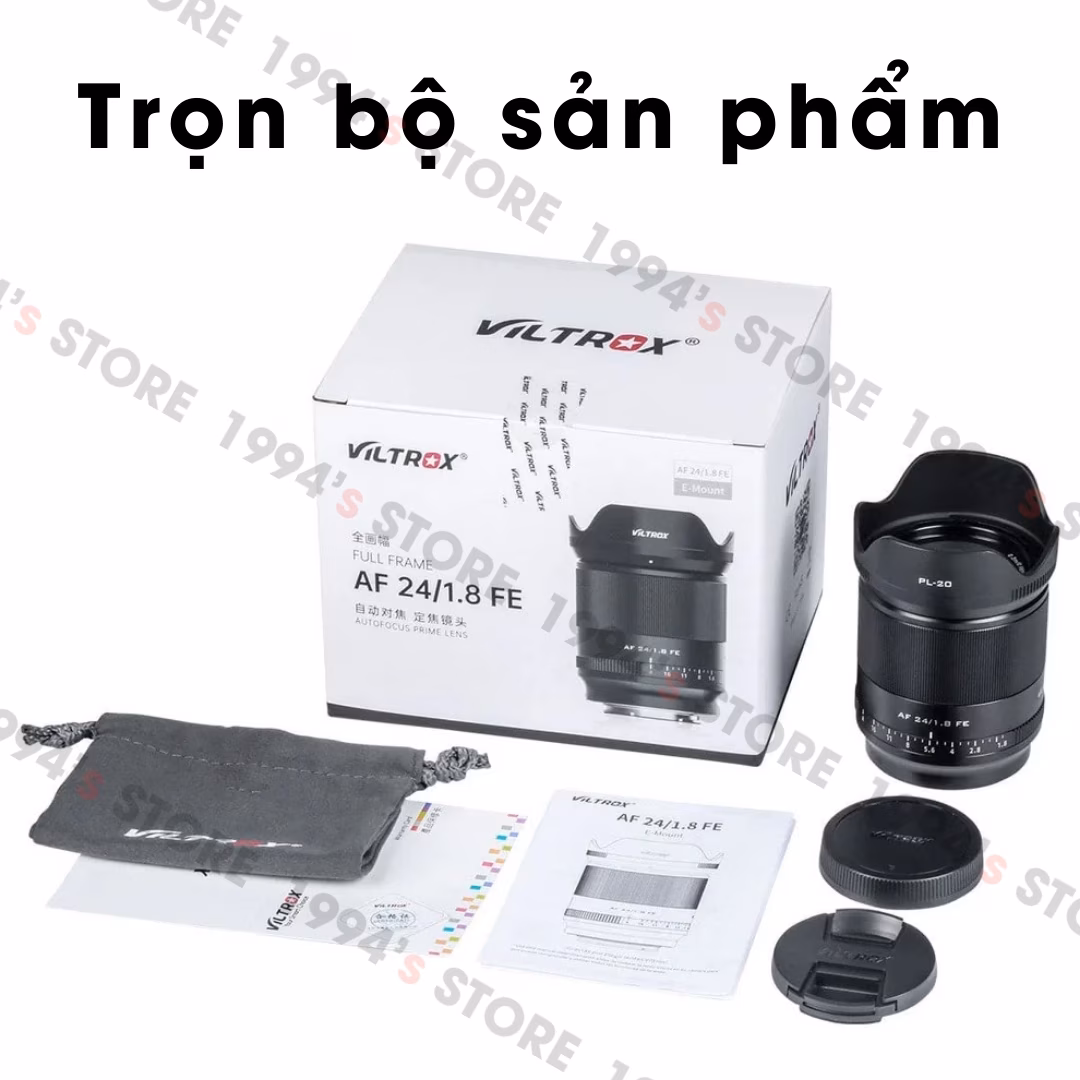 Mua lens Viltrox 24mm F1.8 trả góp