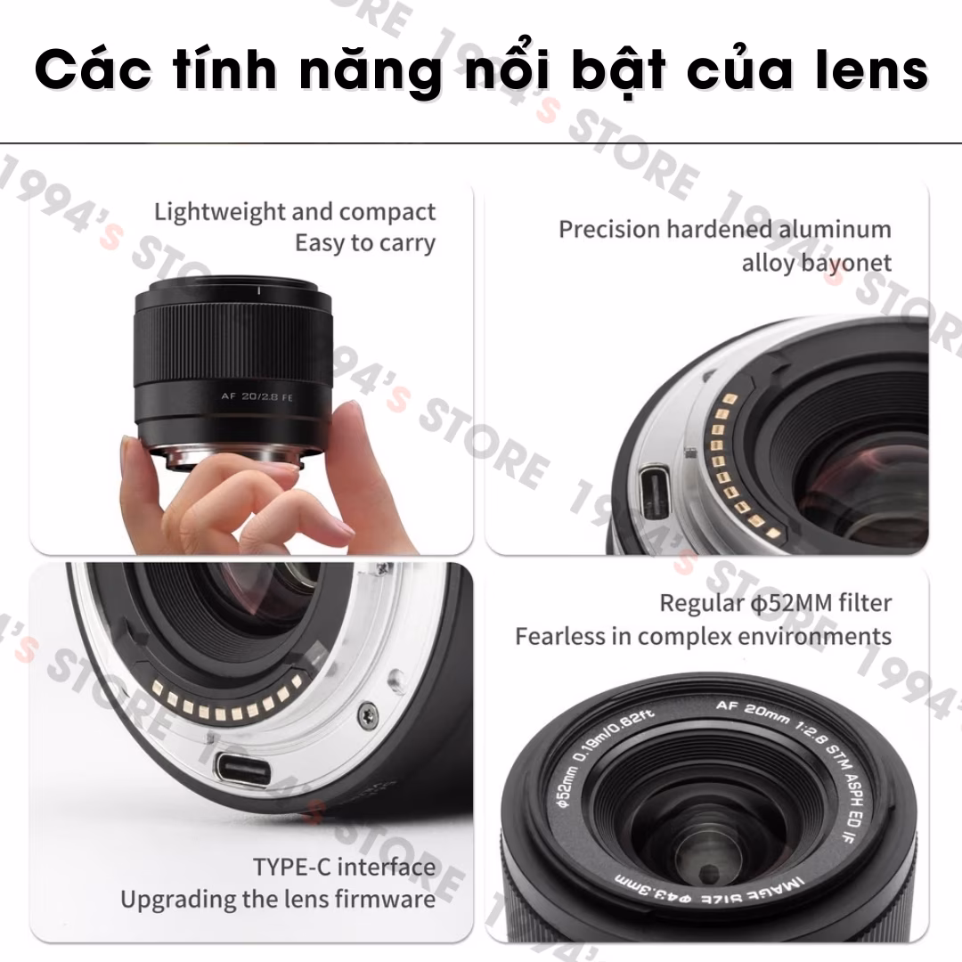 Ống kính Viltrox 20mm F2.8 AF