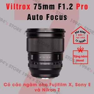 Ống kính Viltrox 75mm F1.2 AF Pro  - Lens Chân Dung Xóa Phông