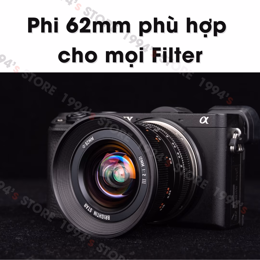 Lens 12mm cho máy ảnh M43 (Olympus/Panasonic)