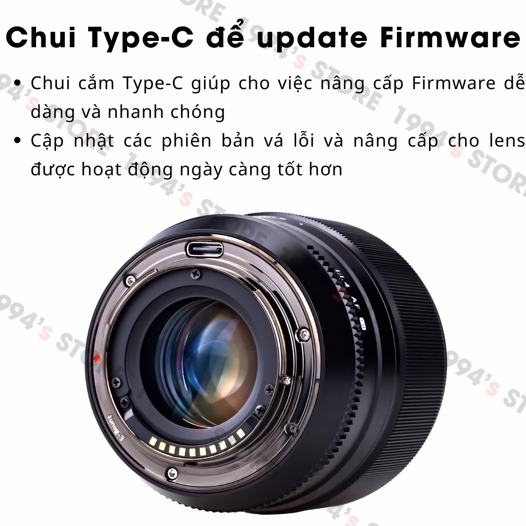 Ống kính chân dung khẩu độ lớn F1.4 AF
