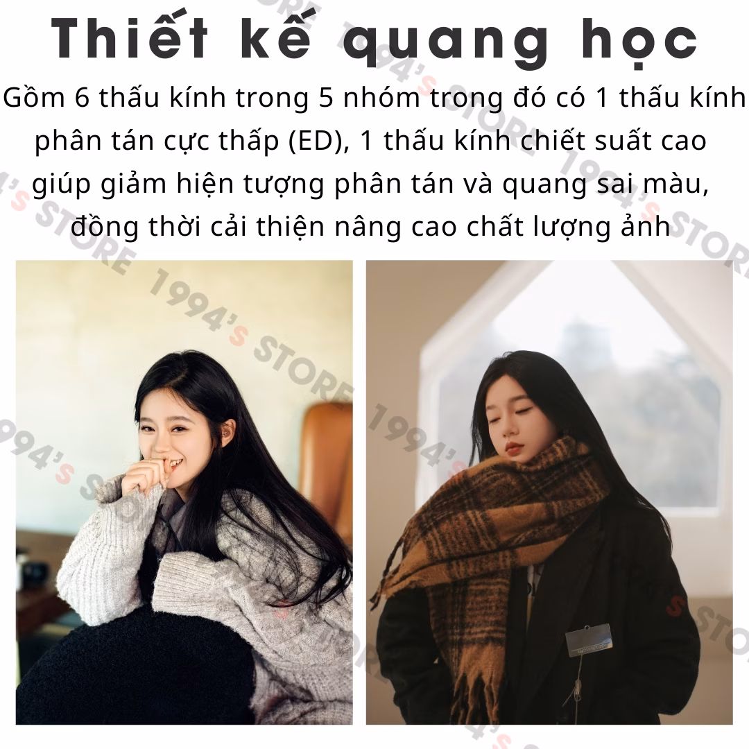 Lens chân dung thế hệ mới khẩu độ lớn F1.4