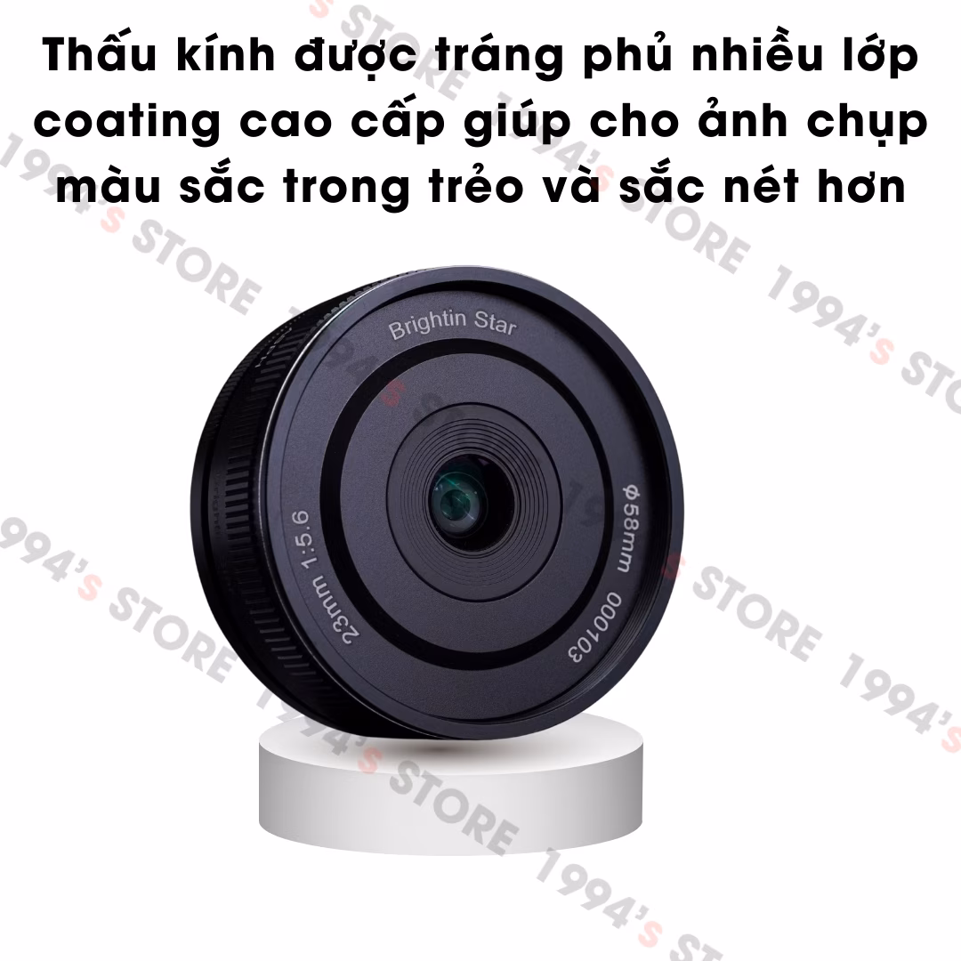 Ống kính Brightin Star 23mm F5.6 Pancake Full-frame