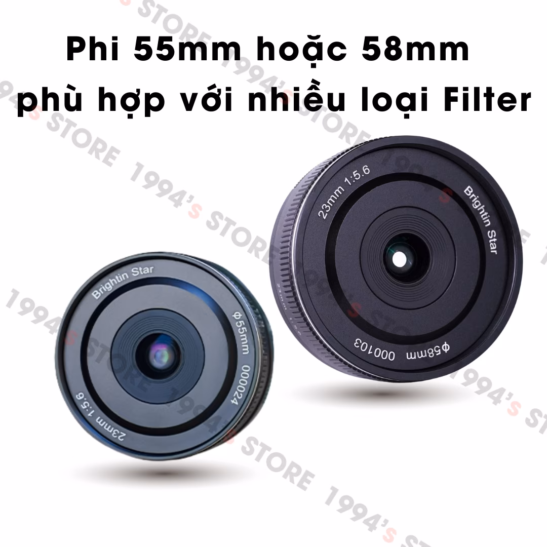 Ống kính Brightin Star 23mm F5.6 Pancake Full-frame