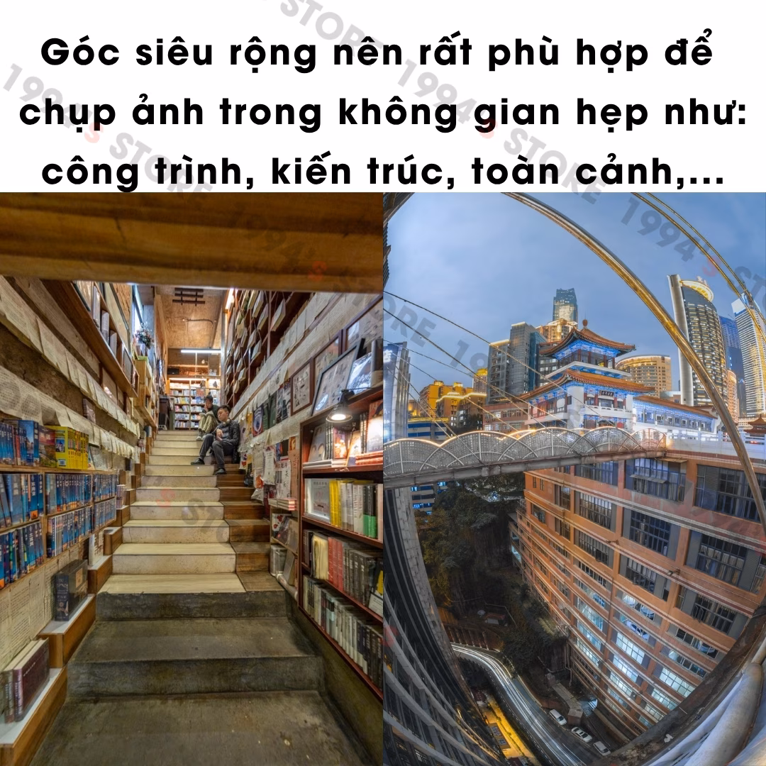 Ống kính lấy nét tay fisheye