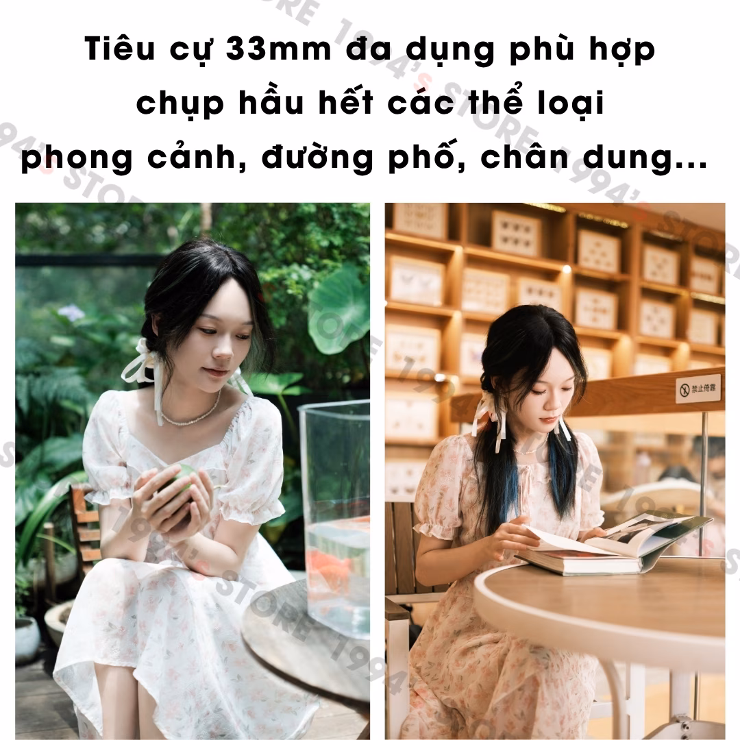 Ống kính Viltrox 33mm F1.4 AF White Limited Edition (Trắng) bản đặc biệt cho Fujifilm
