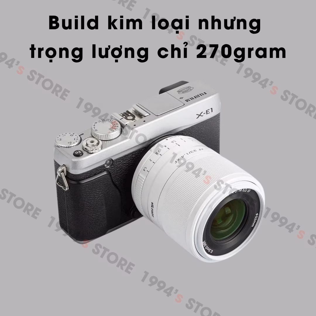 Ống kính Viltrox 33mm F1.4 AF White Limited Edition (Trắng) bản đặc biệt cho Fujifilm
