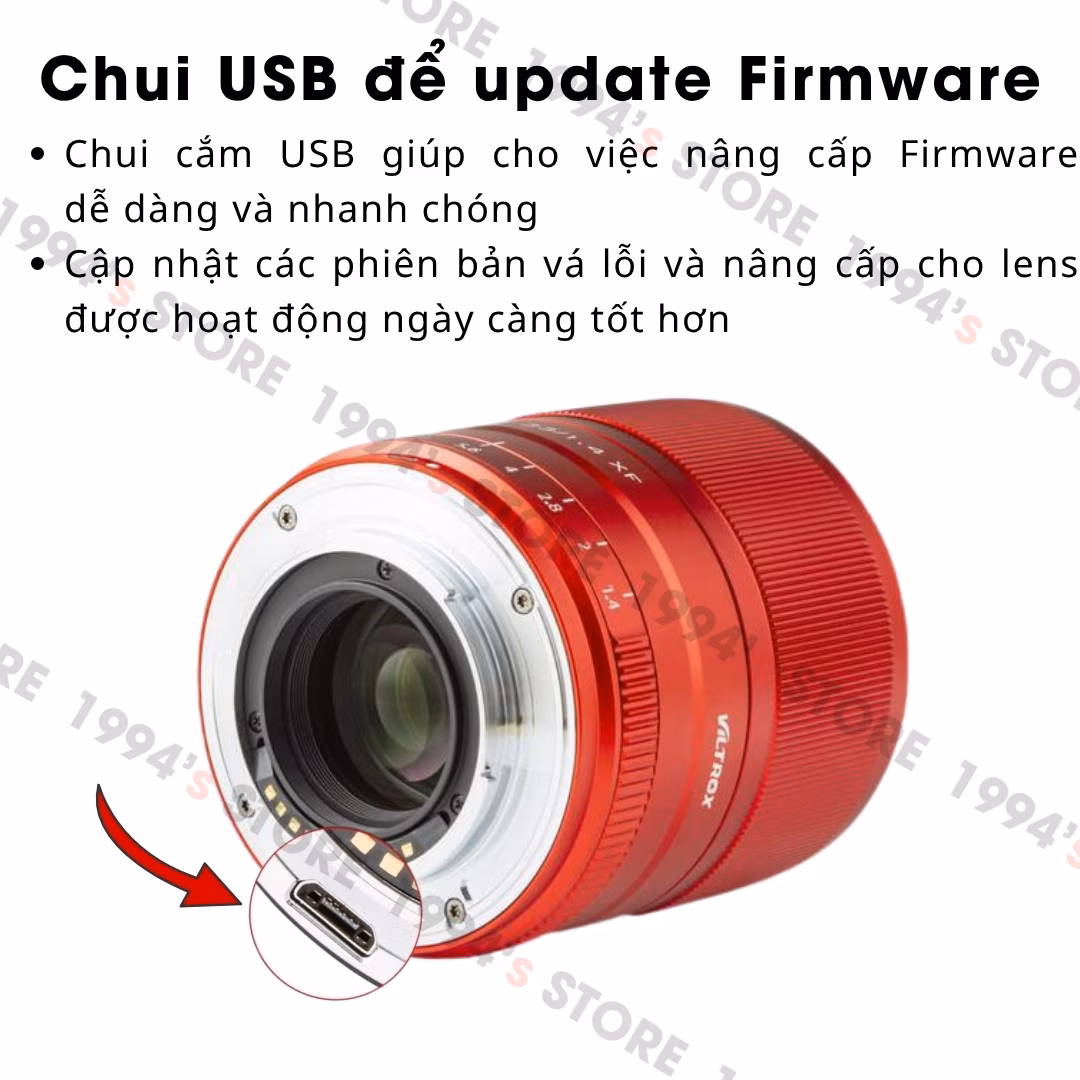 Ống kính Viltrox 33mm F1.4 AF Red Limited Edition (Đỏ) bản đặc biệt cho Fujifilm