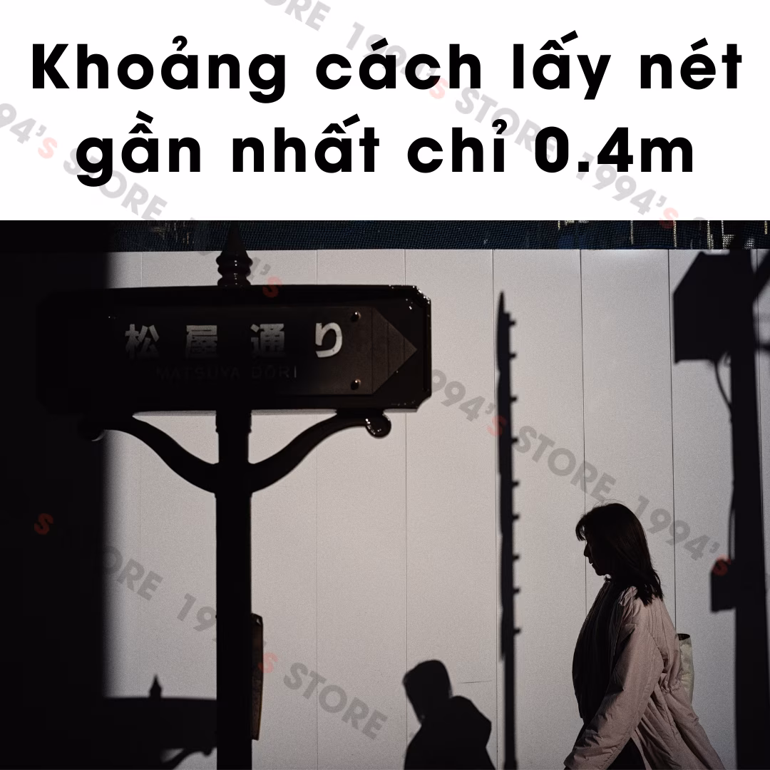 Góc ống kính rộng 28mm F1.4