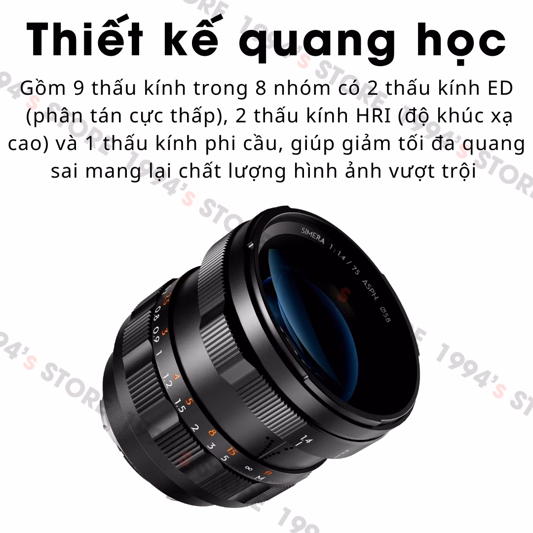 Ống kính Thypoch 75mm F1.4