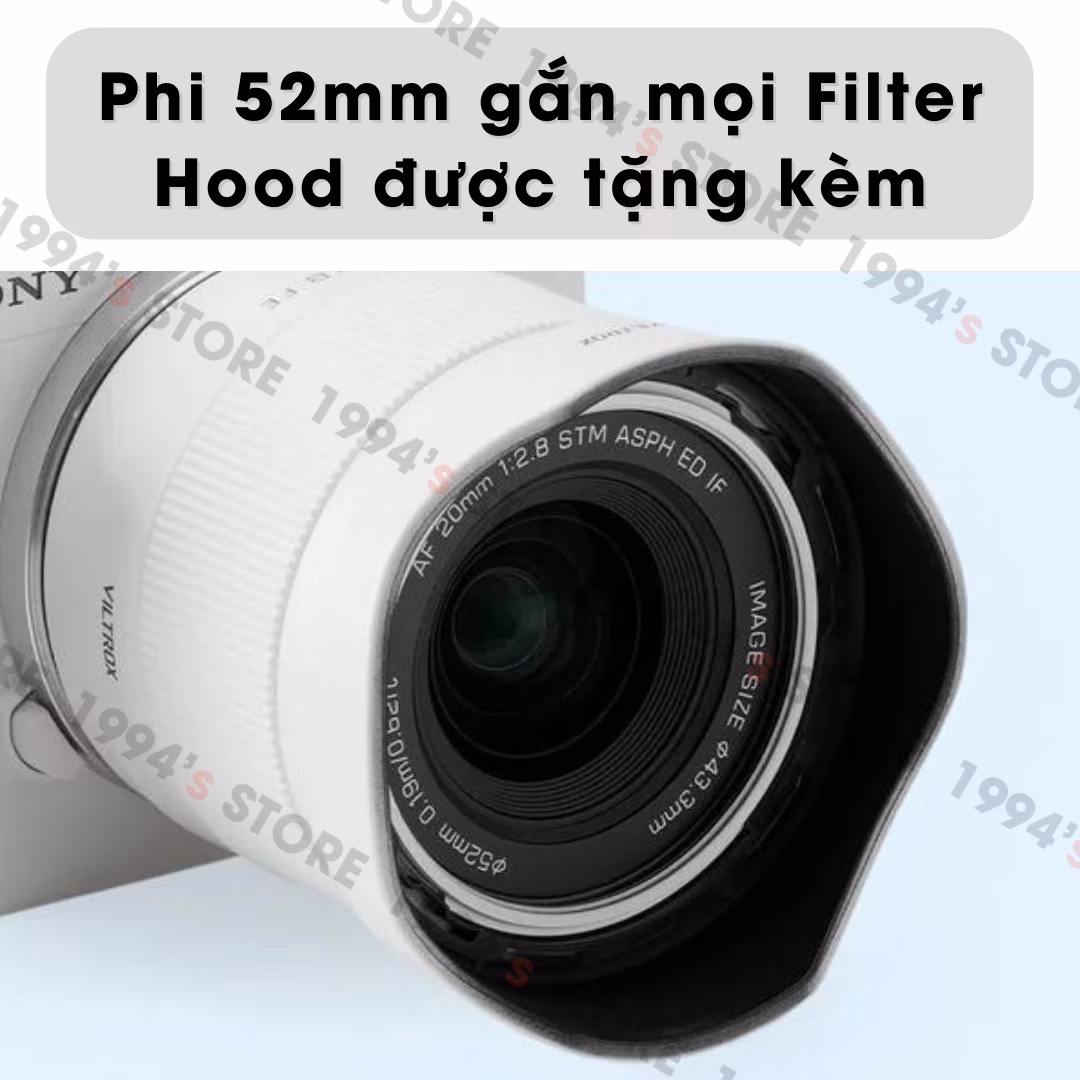 Ống kính Sony E tự động lấy nét nhanh chóng