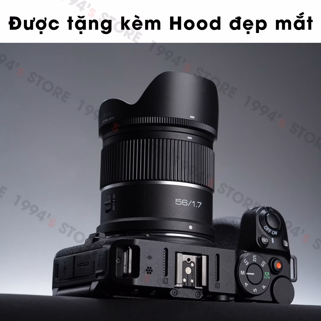 Ống kính xóa phông cho máy ảnh crop