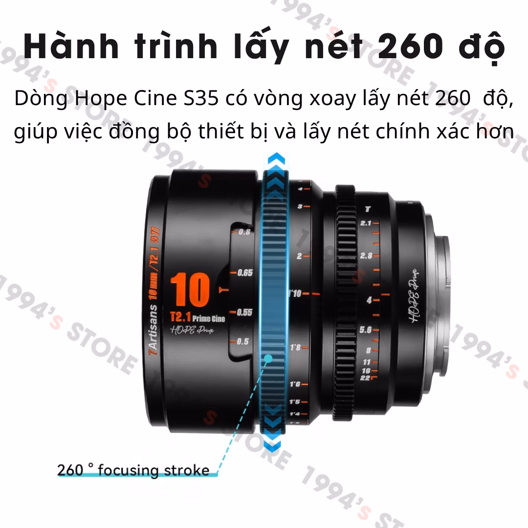 7Artisans Hope Cine Lens Set T2.1 Super35