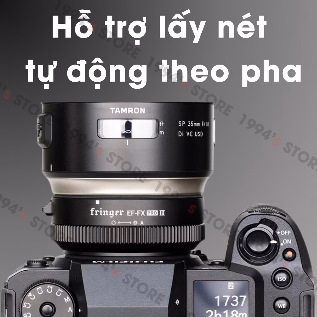 ngàm chuyển ef sang fx lấy nét tự động