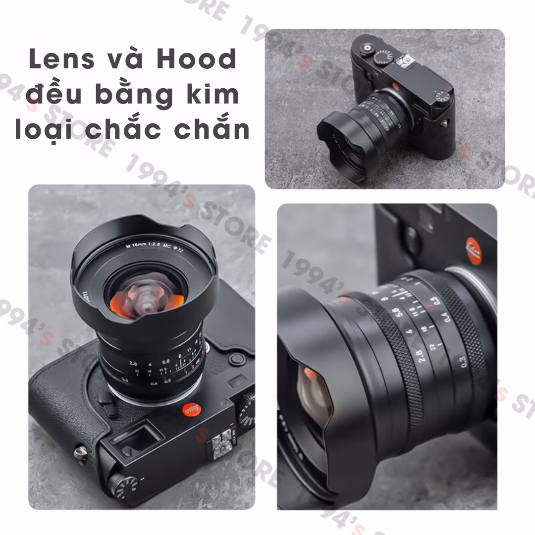 Ống kính Brightin Star 16mm F2.8 Ultra Wide Full-frame