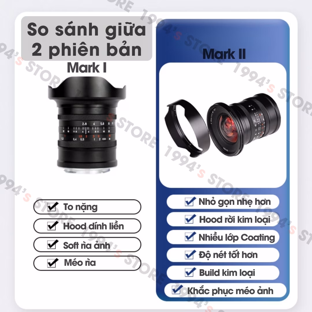 Ống kính Brightin Star 16mm F2.8 Ultra Wide Full-frame