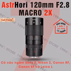 Ống kính AstrHori 120mm F2.8 2X Ultra Macro for Full-Frame
