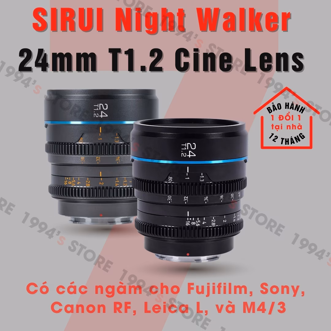 Sirui Night Walker 24mm T1.2 chính hãng