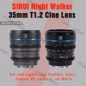 Ống Kính Cine Sirui Night Walker 35mm T1.2 Super35