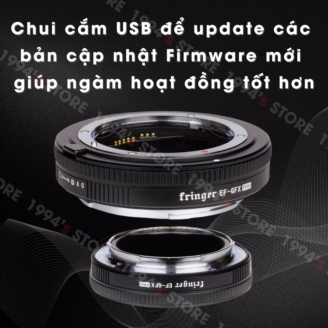 sử dụng lens canon ef trên fuji gfx