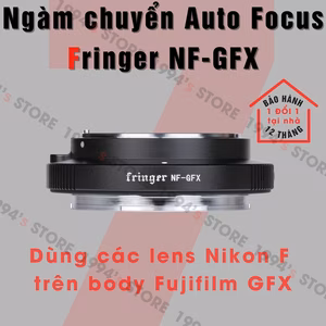 Ngàm chuyển Auto Focus Fringer NF-GFX - Nikon F sang Fujifilm GFX