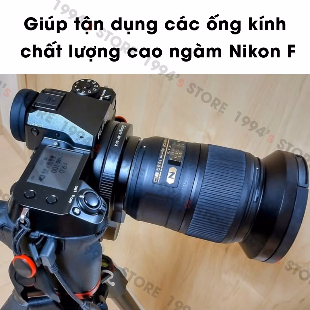 Ngàm chuyển Auto Focus Fringer NF-GFX (FR-NFTG1) - Nikon F sang Fujifilm GFX - Chính Hãng