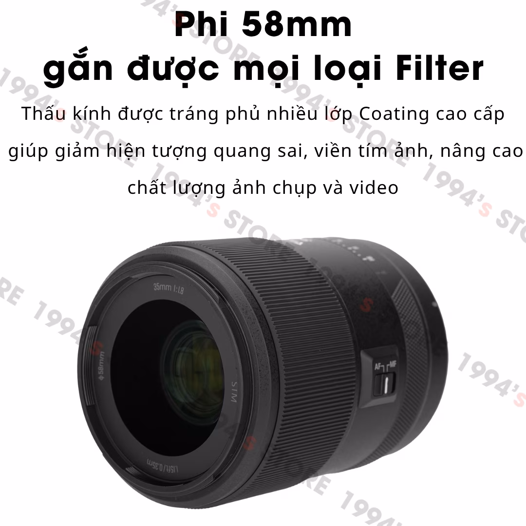 ống kính 35mm f1.8 có af