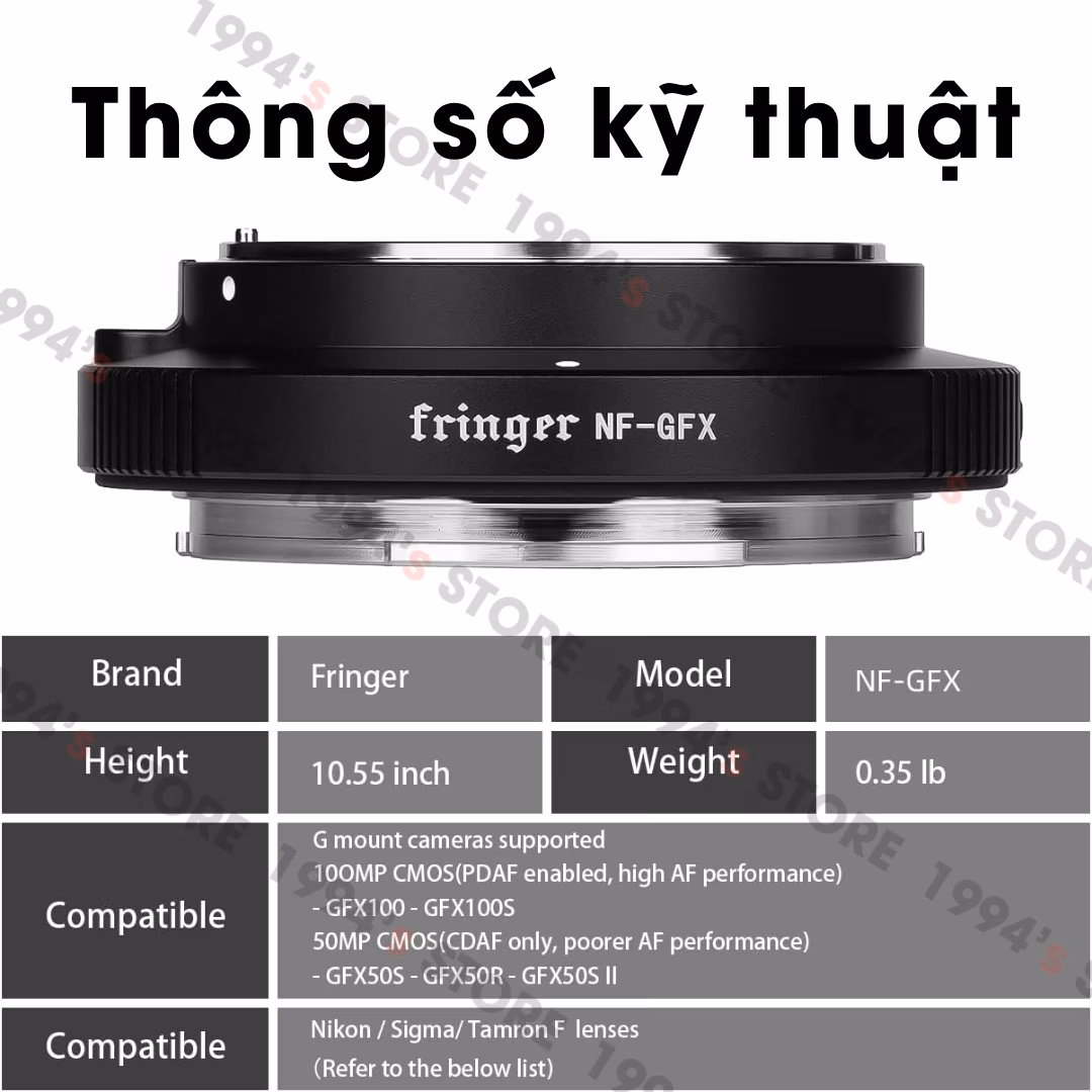 adapter nikon f to fujifilm gfx autofocus