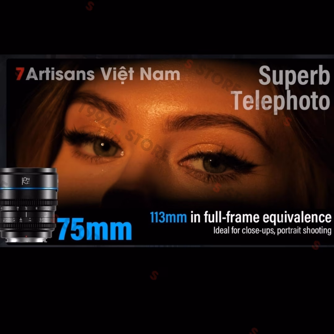 Ống kính quay phim 75mm T1.2